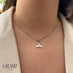 گردنبند دم وال سفید