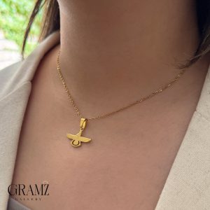 گردنبند فروهر طلایی