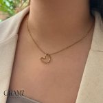گردنبند قلب دفرمه