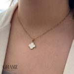گردنبند ونکلیف سفید
