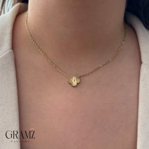 گردنبند ونکلیف طلایی